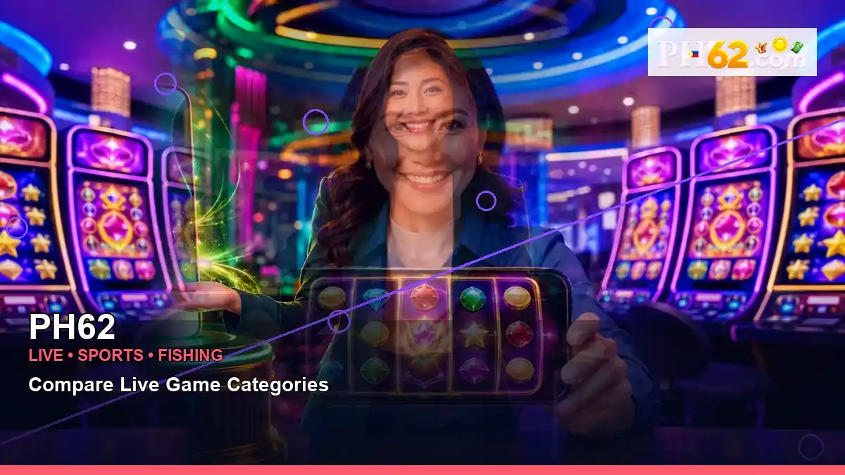 PH62 centered burst free spins slot games highlighting mobile-friendly casino play